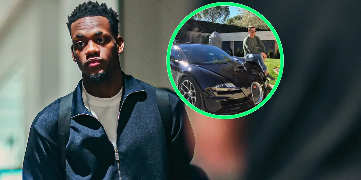 Jhon Jader Durán y Cristiano Ronaldo Foto: Al-Nassr y Cristiano