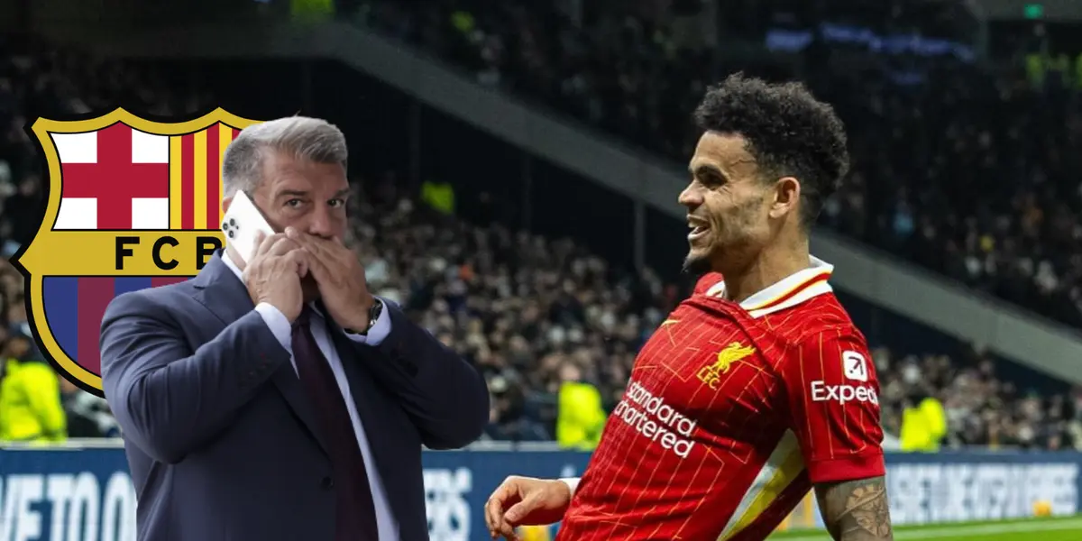 Joan Laporta y Luis Díaz Foto: Luis Díaz, Escudoteca