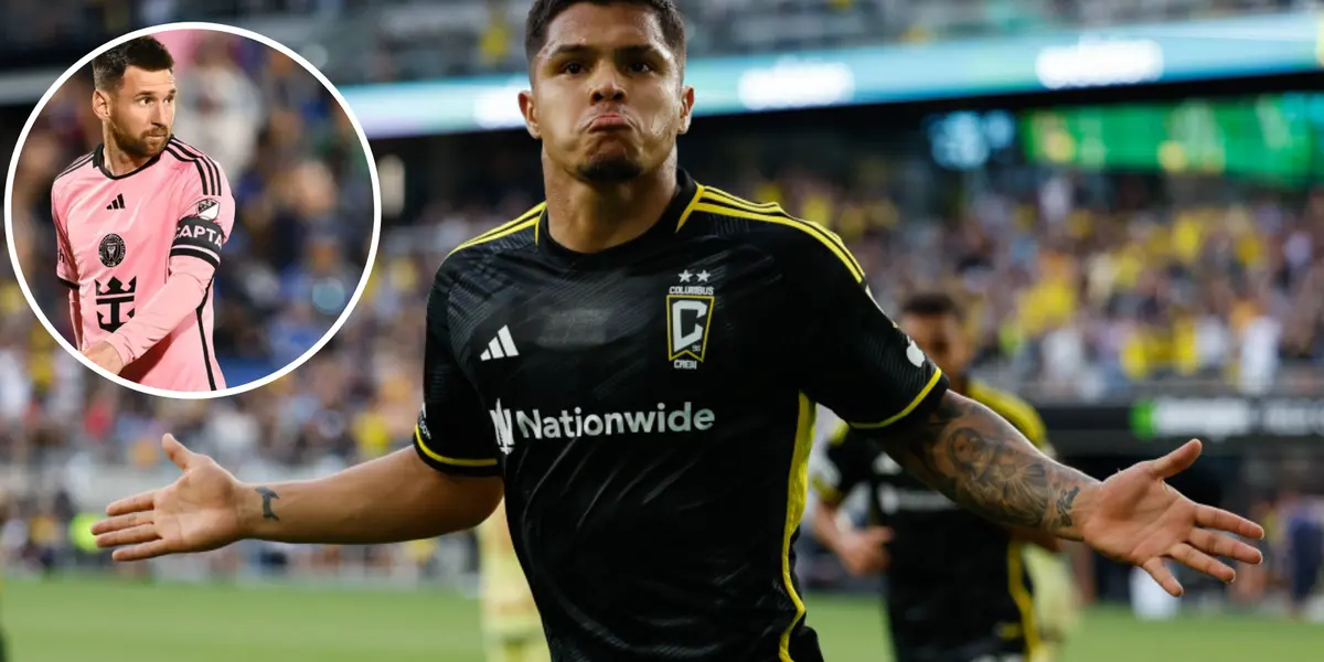 Juan Camilo Hernández y Lionel Messi Foto: El Ciudadano y Transfermarkt