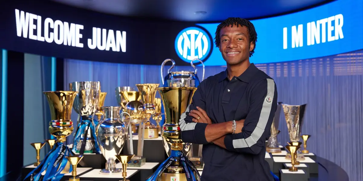 Juan Guillermo Cuadrado cuando llegó al Inter de Milán