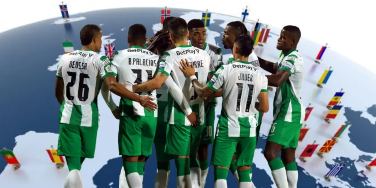 Jugadores de Atlético Nacional.
