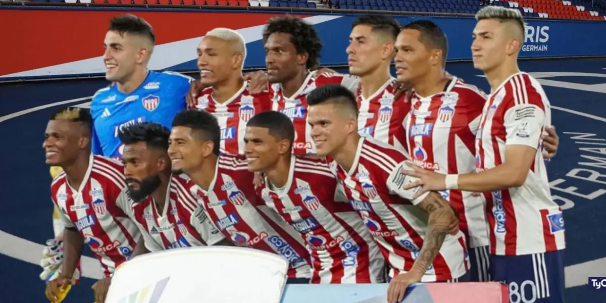 Jugadores de Junior de Barranquilla.