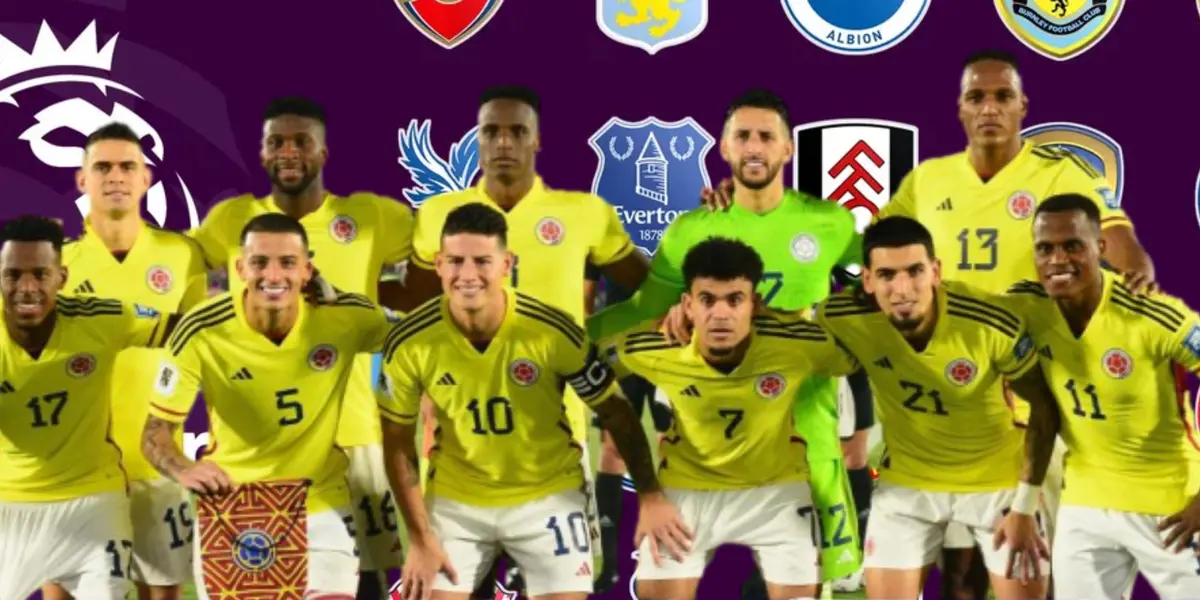 Jugadores de la Selección Colombia.
