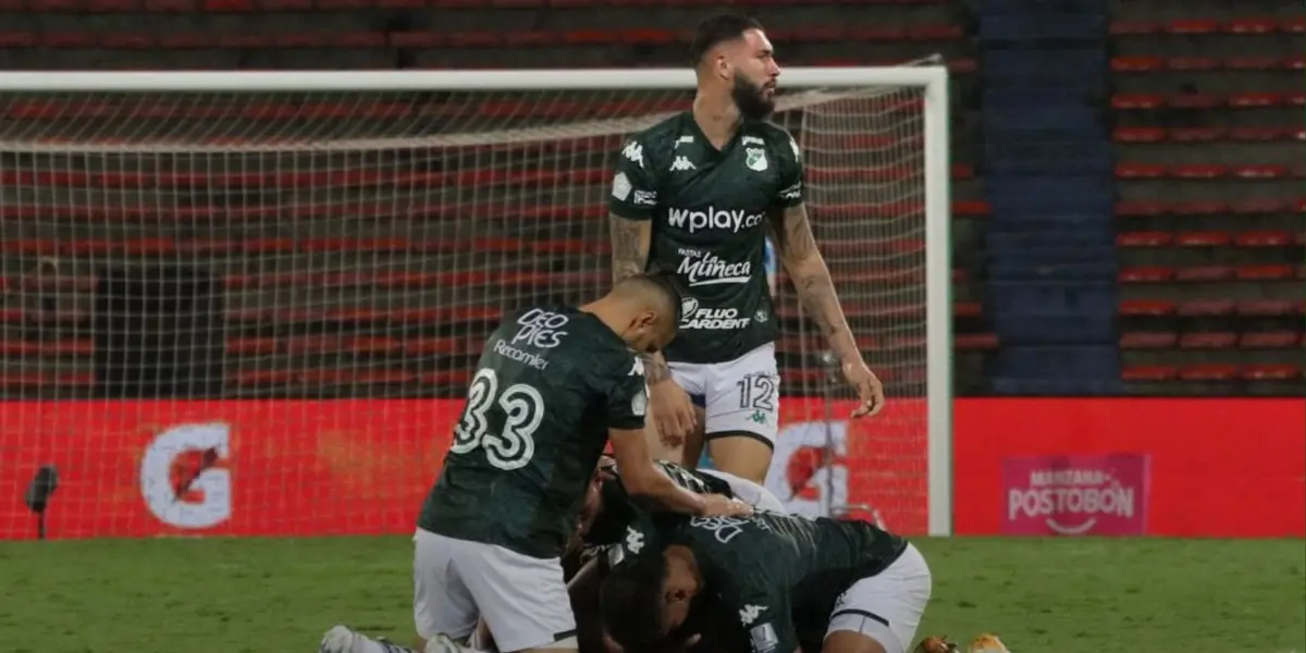 Jugadores del Deportivo Cali. Foto: redes del Deportivo Cali.