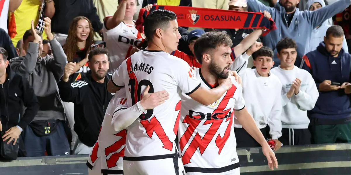 Jugadores del Rayo. Foto: redes de James.
