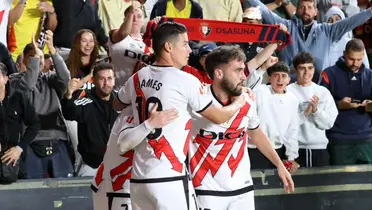 Jugadores del Rayo. Foto: redes de James.