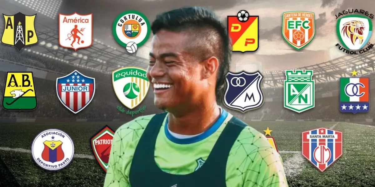 Jugaría en un equipo de la B. Foto de fondo tomada de Canal 1 y de Sandoval de ComuTricolor.