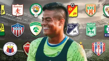 Jugaría en un equipo de la B. Foto de fondo tomada de Canal 1 y de Sandoval de ComuTricolor.