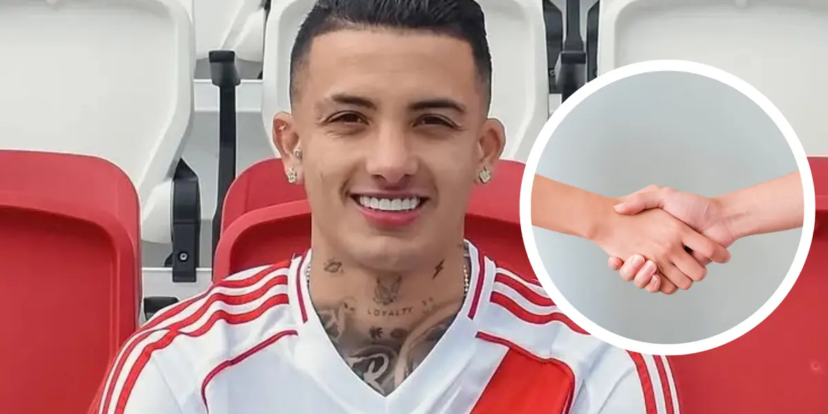 Kevin Castaño y el posible nuevo compañero que tendría en River Plate Foto: River Plate y Pexels