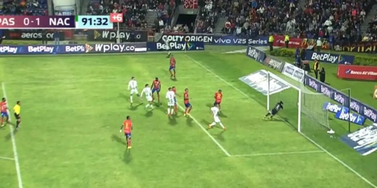 La acción de juego pudo significar una ventaja parcial de dos goles para el cuadro ‘verdolaga’.