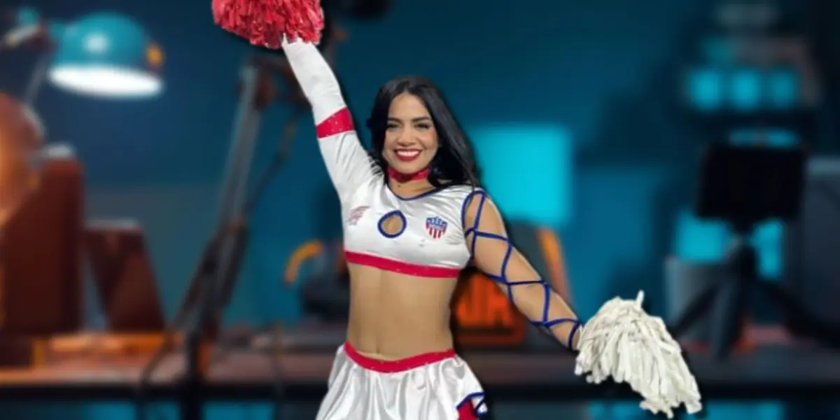 La animadora del ‘tiburón’ se destaca por su versatilidad y su belleza.