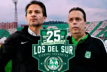 La barrabrava del conjunto paisa volvió a plasmar un mensaje por medio de una pancarta.