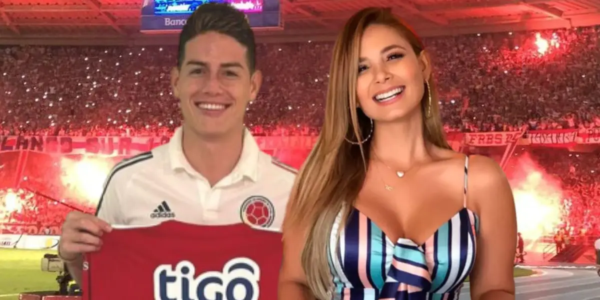 La comunicadora es conocida por ser ferviente hincha del ‘Tiburón’.