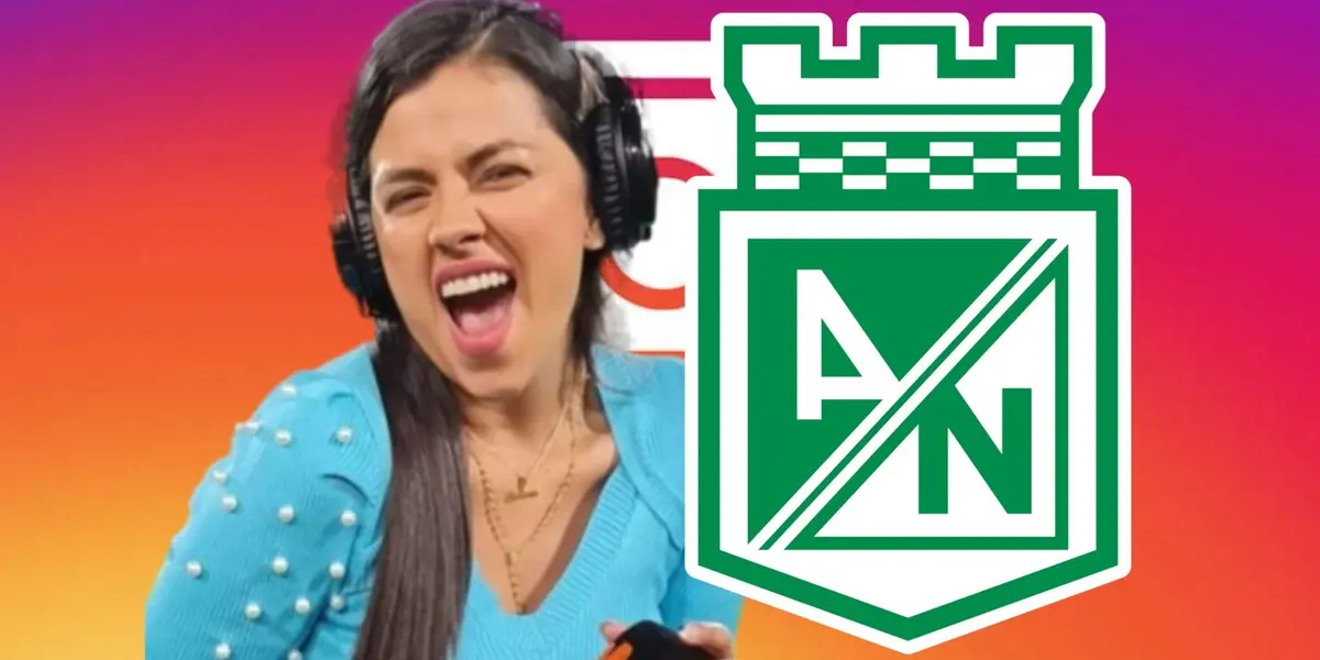 La comunicadora fue acusada por los hinchas de Millonarios de ser hincha del ‘Verde’.