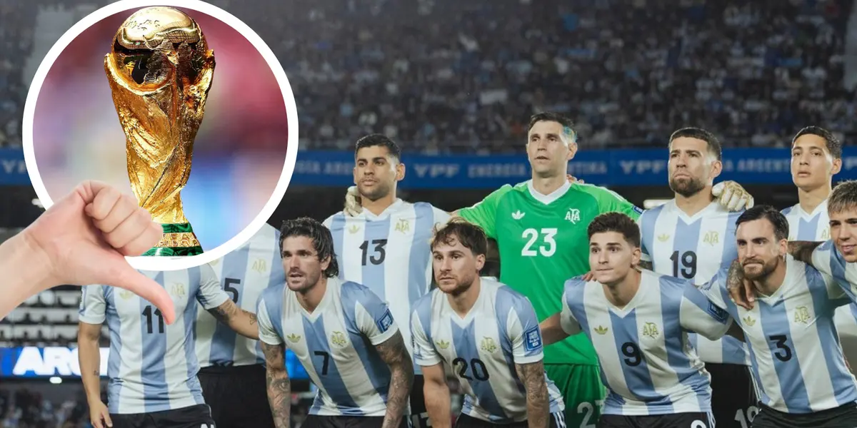 La cruda verdad que le cantaron a la Selección Argentina Foto: AFA y FIFA