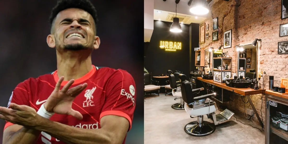 La estrella del Liverpool visitó su barbería en Barranquilla y ahí fue atendido por un viejo conocido de los tiempos cuando jugaba en Junior.