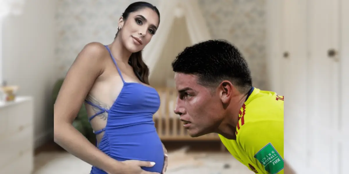 La exesposa del futbolista colombiano está próxima a dar a luz su segundo hijo.