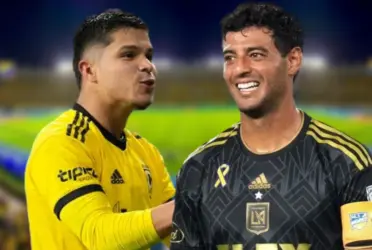 La final de la MLS es el último partido del delantero mexicano y el colombiano no tuvo piedad de él.