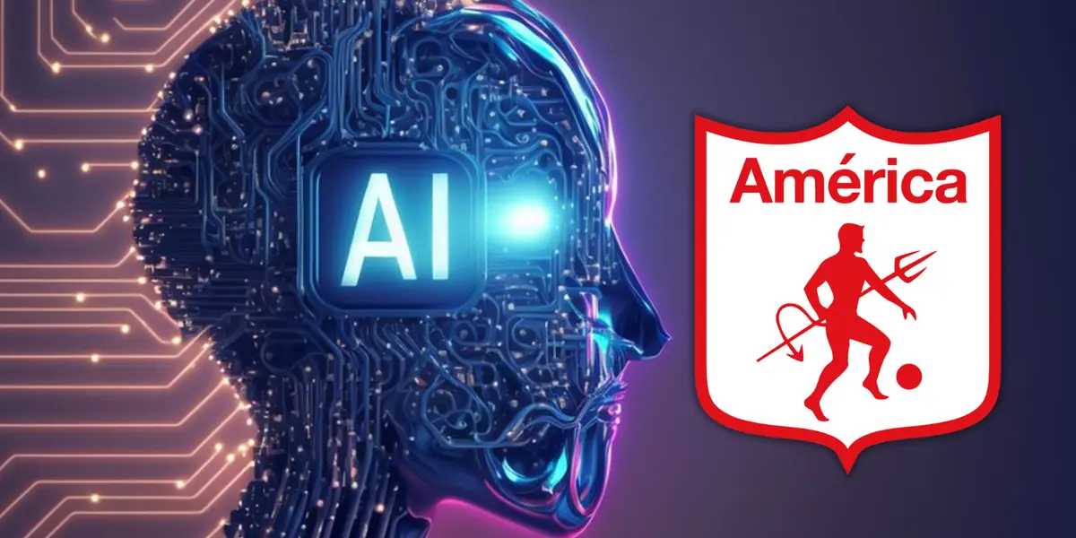 La inteligencia artificial y su predicción con el futuro del América de Cali Foto: América de Cali y Pexels