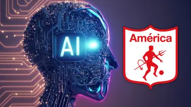 La inteligencia artificial y su predicción con el futuro del América de Cali Foto: América de Cali y Pexels
