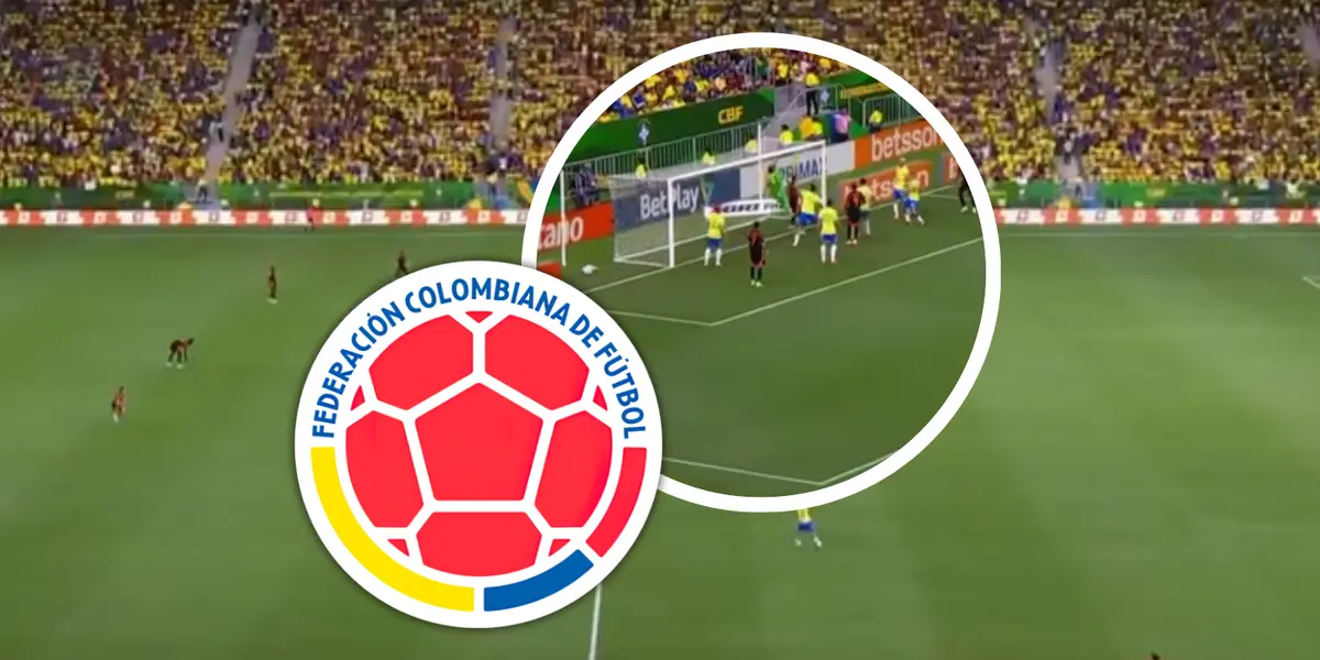 La jugada polémica de la noche con el gol anulado a Colombia Foto: Escudoteca y Gol Caracol