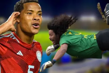 La mítica jugada del arquero en el 1995 fue emulada por Wílmar Barrios, aunque no era su intención.