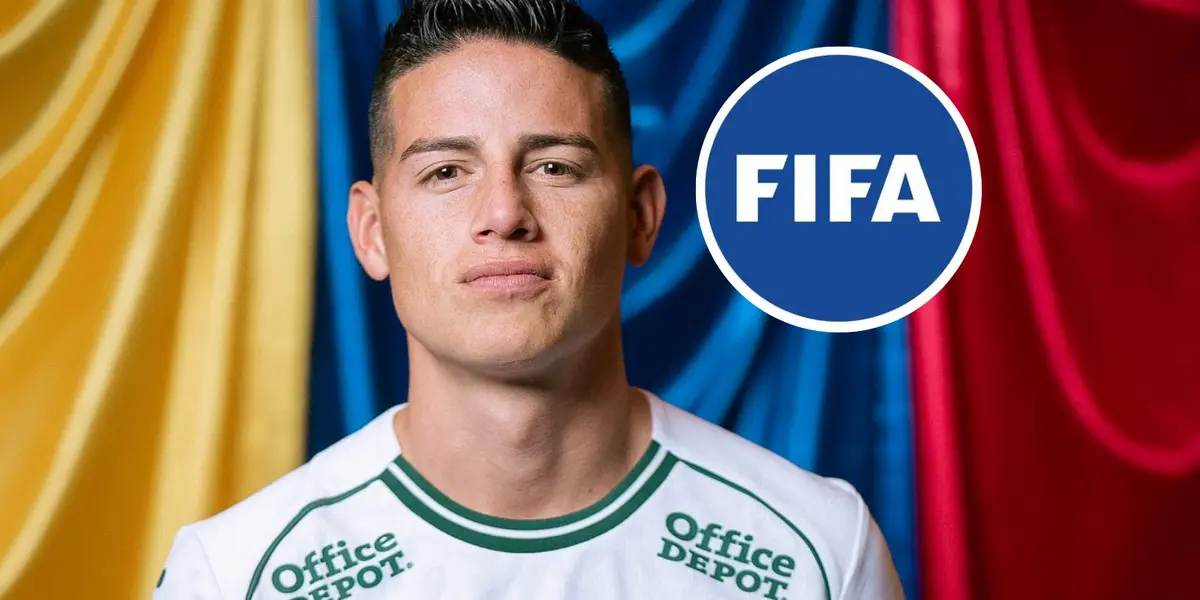 La picante indirecta de James Rodríguez a la FIFA que puede molestar a muchos Foto: James Rodríguez y FIFA