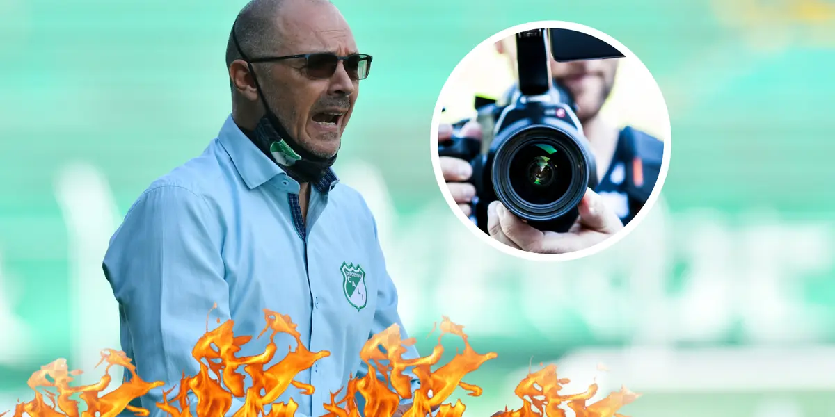 La picante reacción de Alfredo Arias en rueda de prensa con el Deportivo Cali Foto: Deportivo Cali, Pexels