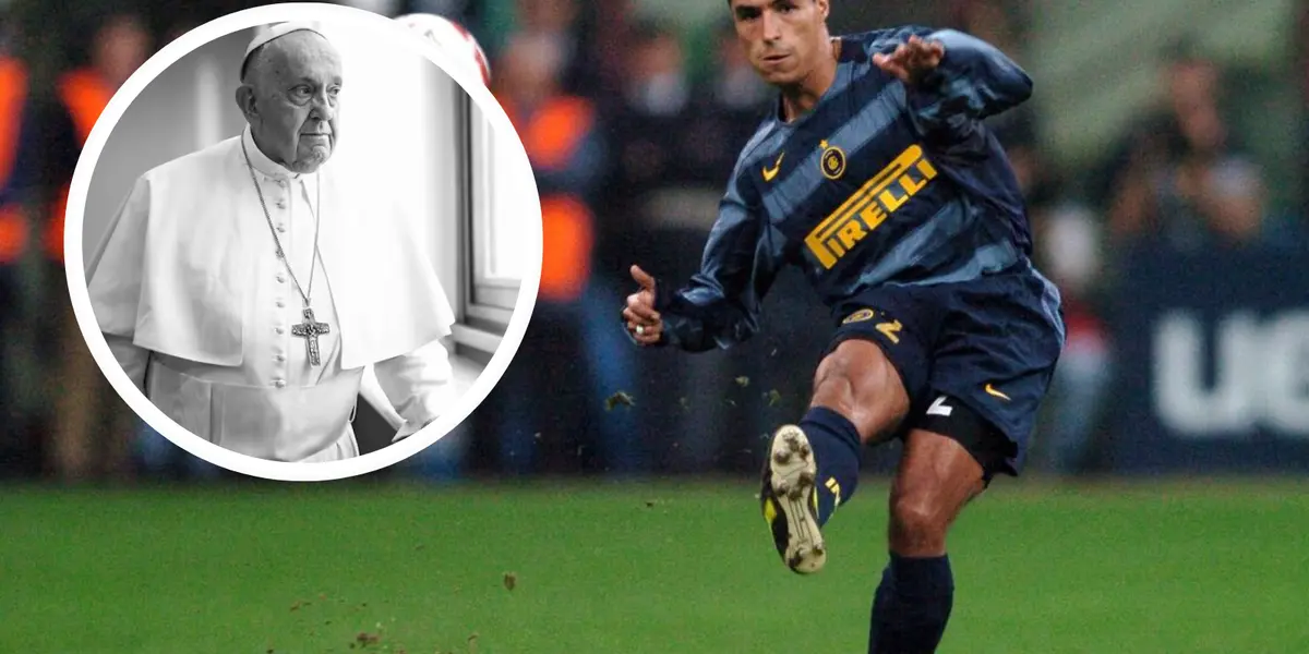 La relación de Iván Ramiro Córdoba y el Papa Francisco que le trajo una gran noticia a Colombi Foto: Vatican e Inter