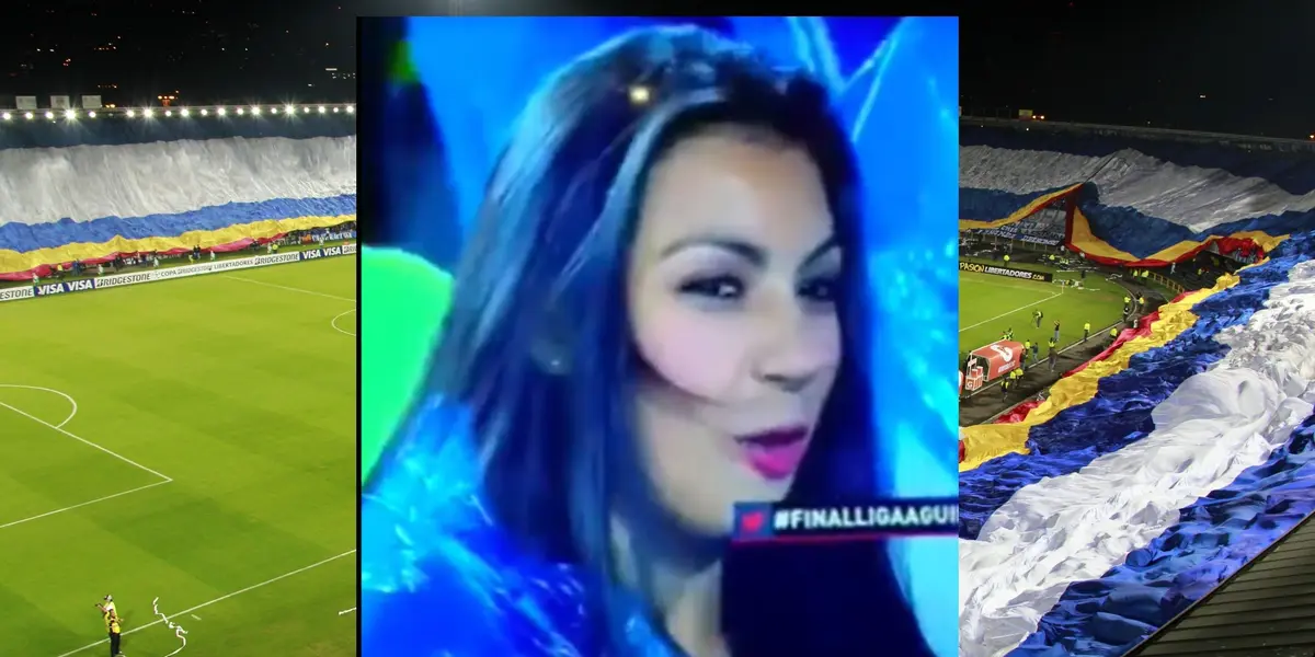 La seguidora del ‘Embajador’ fue captada por una cámara mientras hacía movimientos en su boca.