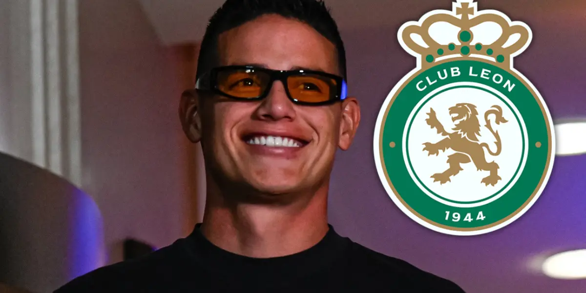 La sorprendente maniobra de León con James Rodríguez que sorprende Foto: James Rodríguez y Escudoteca