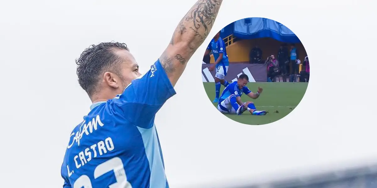 Leo Castro y la dolorosa noticia que le dio a Millonarios Foto: MFC y Captura de Win Sports