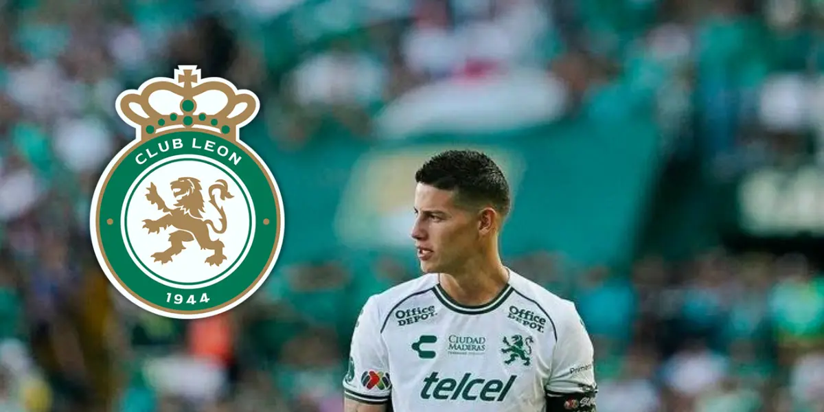 León definió el futuro inmediato de James tras su expulsión: esto pasará contra Cruz Azul. Foto: Club León y Escudoteca