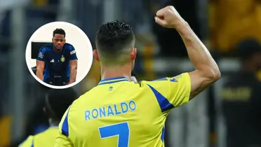 Lo que hizo Cristiano que incomoda a Jhon Durán Foto: Cristiano y Al Nassr