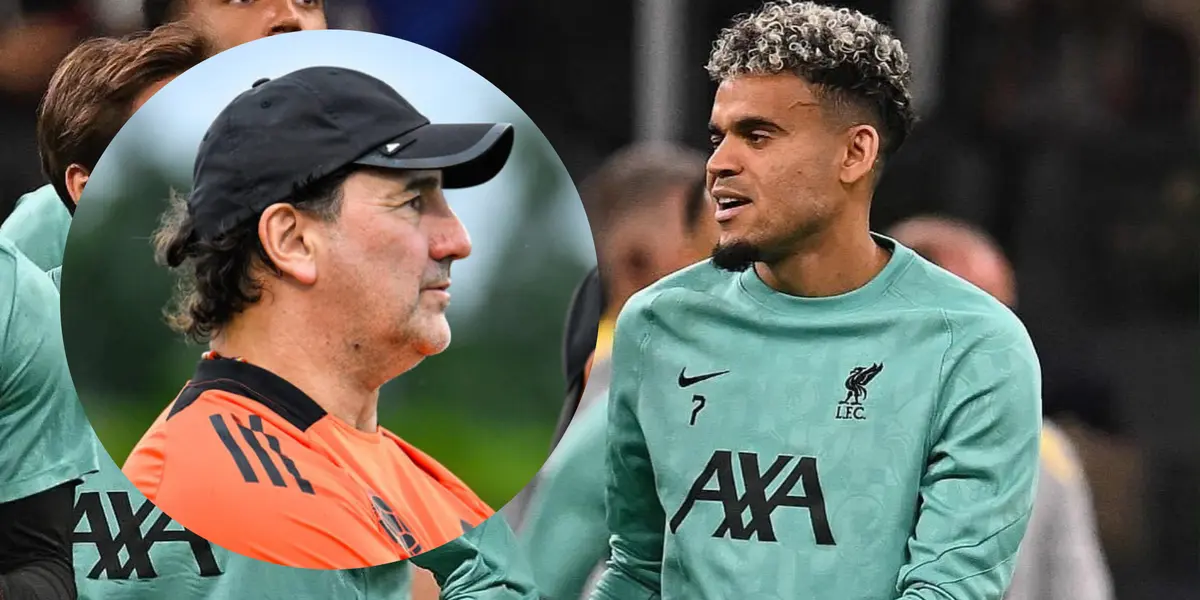 Lorenzo y Luis Díaz. Foto: redes de Díaz y FCF.