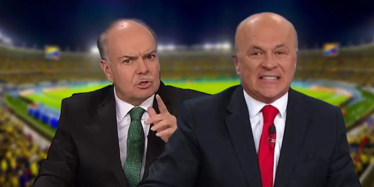 Los periodistas no se llevan del todo bien. Foto de fondo tomada de El Heraldo, de Vélez de Las 2 Orillas y de Mejía de el Pulzo.