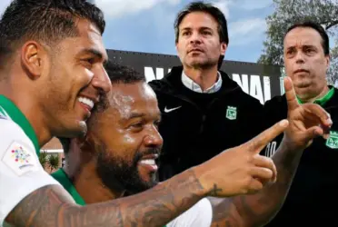 Los referentes del ‘Verde’ se acercaron en medio de los festejos a la barra más grande del equipo.