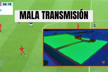 Los usuarios se quejaron por la calidad de la imagen la transmisión del partido.