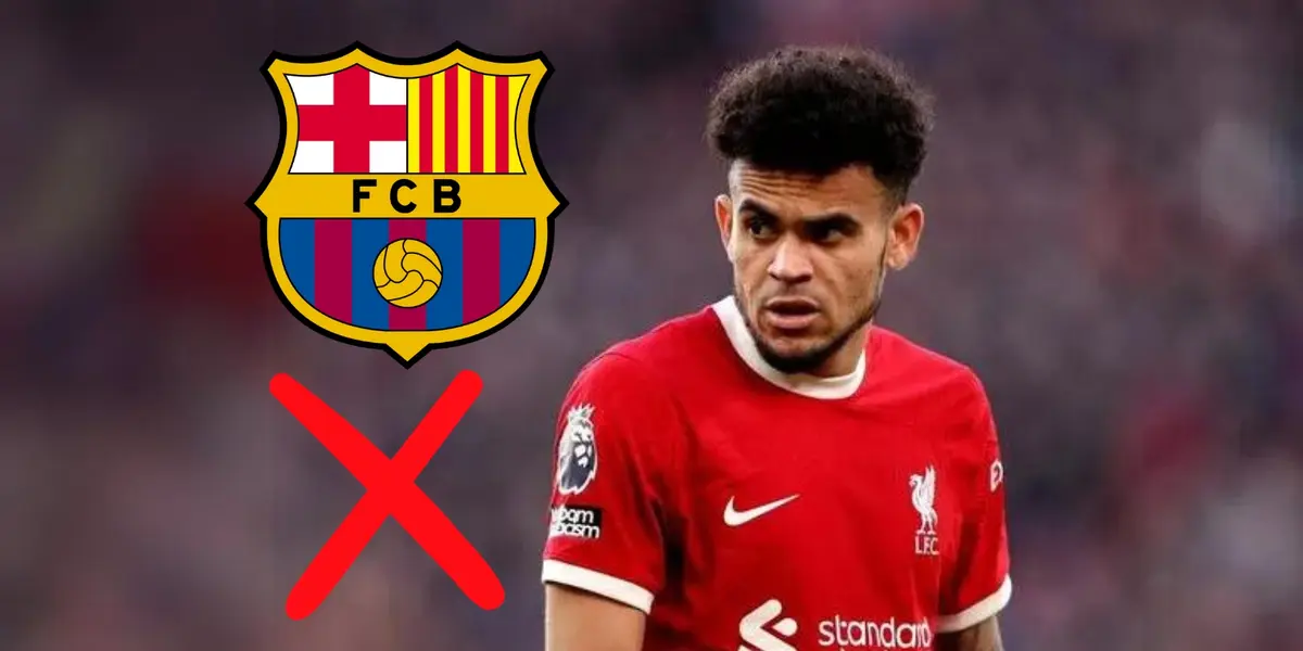 Luis Díaz con la camiseta del FC Barcelona