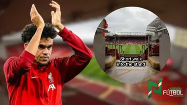 Luis Díaz. Foto: redes de Liverpool y Luis Díaz.