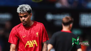 Luis Díaz. Foto: redes del Liverpool.