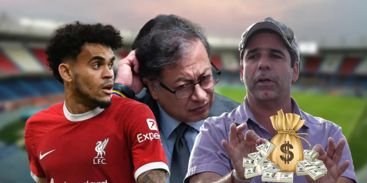 Luis Díaz, Gustavo Petro y Alejandro Char.