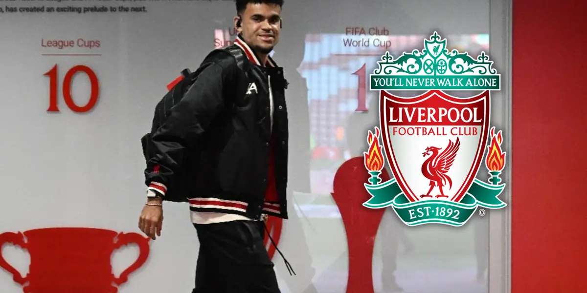 Luis Díaz tendría un contrato millonario con Liverpool tras negociaciones por su renovación Foto: Luis Díaz y Escudoteca