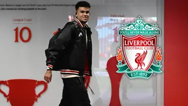 Luis Díaz tendría un contrato millonario con Liverpool tras negociaciones por su renovación Foto: Luis Díaz y Escudoteca