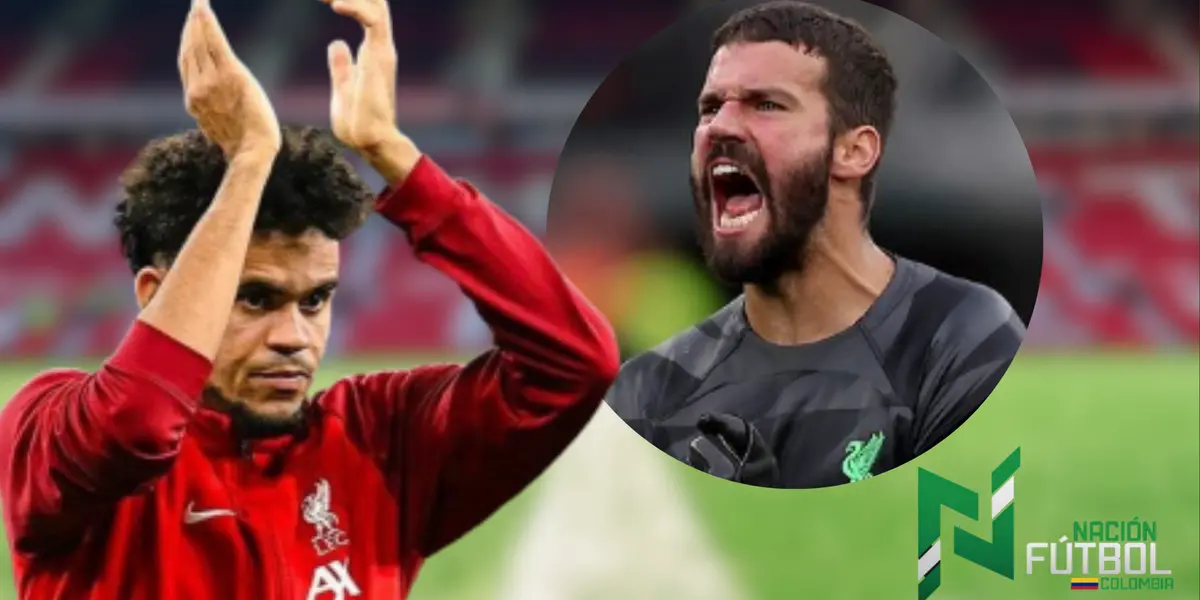 Luis Díaz y Alisson Becker. Foto: redes de Luis Díaz y Alisson Becker.