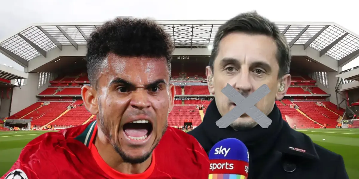 Luis Díaz y Gary Neville.