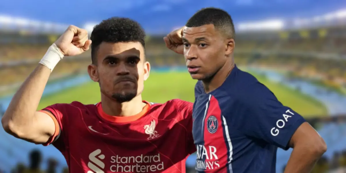 Luis Díaz y Kylian Mbappé.