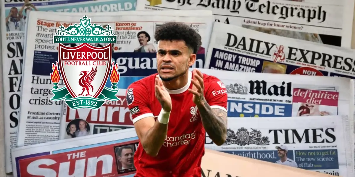 Luis Díaz y los periódicos de Inglaterra