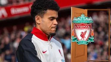 Luis Díaz ya tiene planeado su futuro y al parecer no es en el Liverpool Foto: LFC, Escudoteca y Pexels