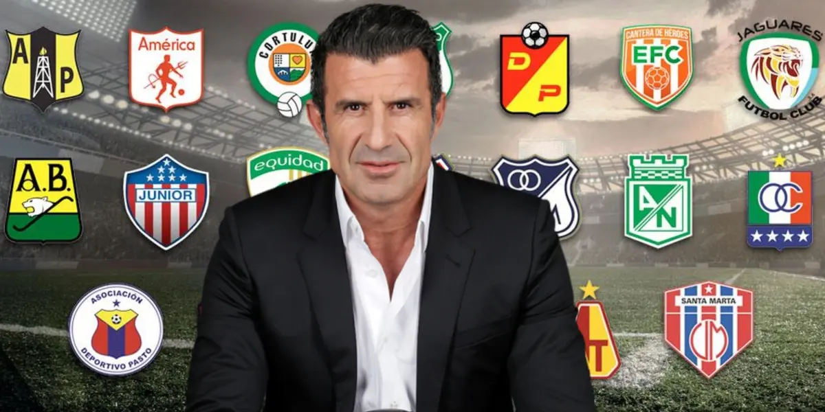 Luis Figo, exjugador portugés.